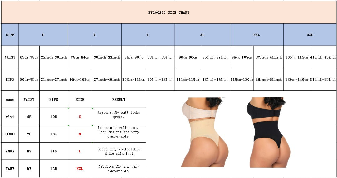Tummy tuck thong Panty